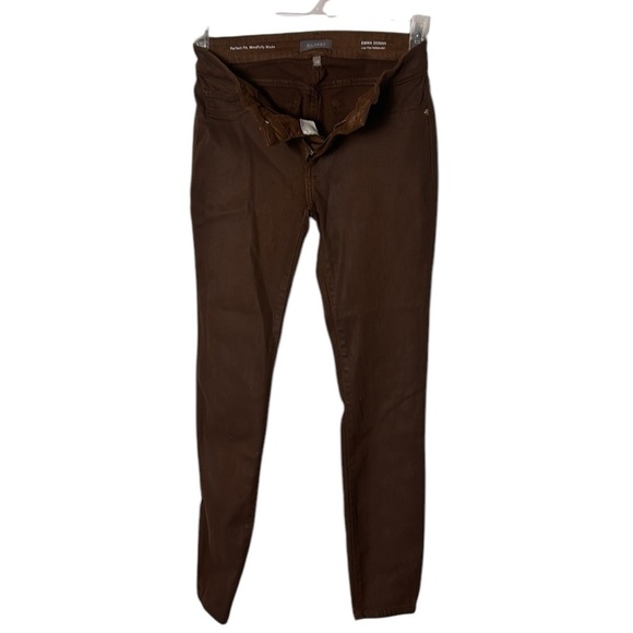 DL1961 jeans ,women’s EMMA SKINNY low rise instasculpt  coated , brown ,size 28 - Picture 4 of 13